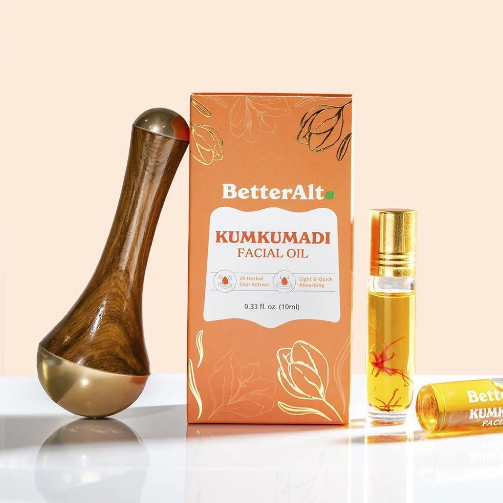 Better Alt Kumkumadi Aceite Facial presentación