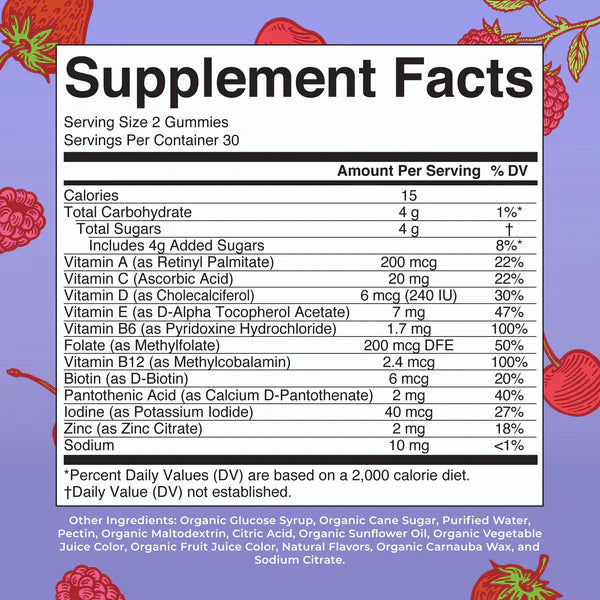 Mary Ruth's Organic Multivitamin presentación