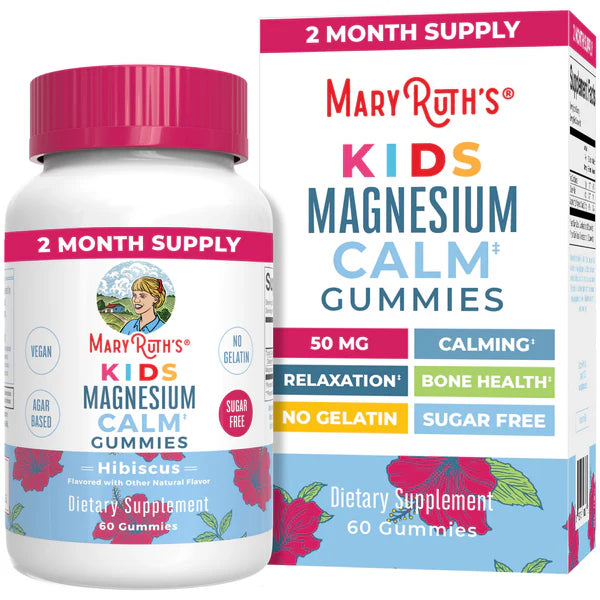 Mary Ruth's Kids Magnesium Calm Gummies x60