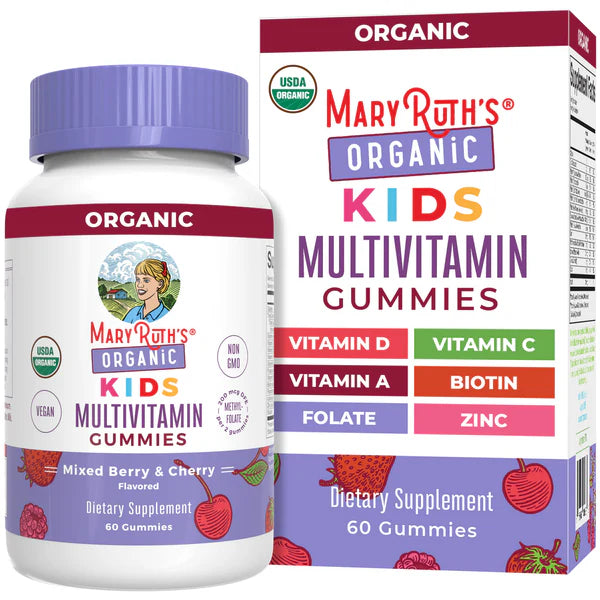 Mary Ruth's Kids Organic Multivitamin Gummies x60