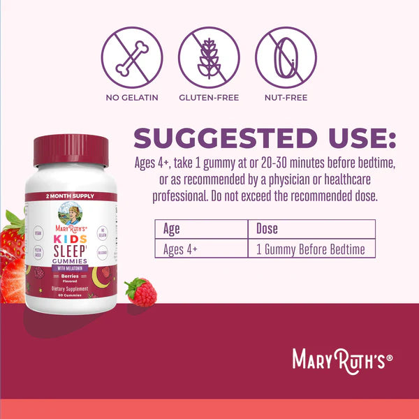 Mary Ruth's Sleep Melatonin información