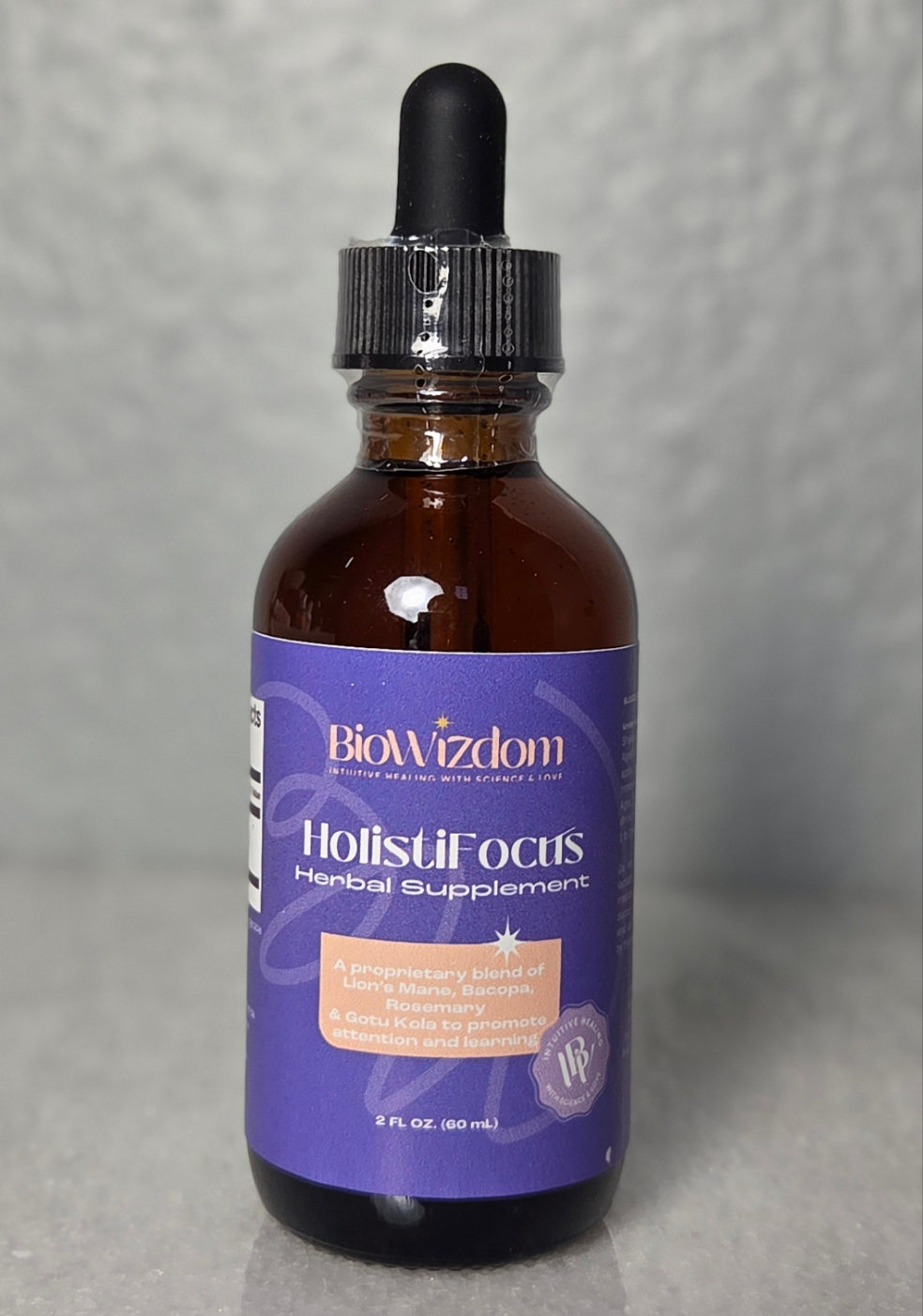 HolistiFocus BioWizdom concentración enfoque mental Lion's Mane Gotu Kola Argentina importado