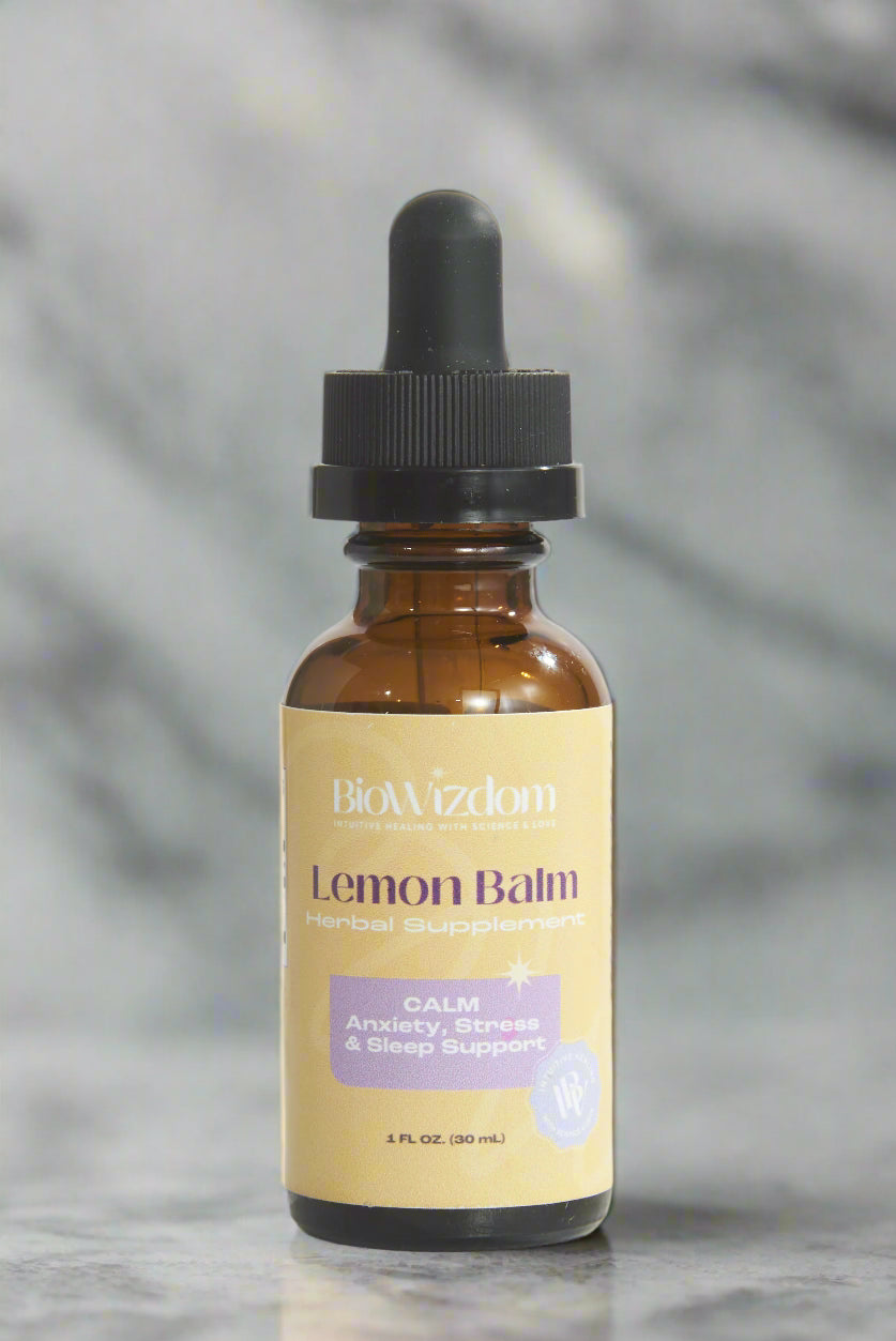 Lemon Balm BioWizdom melisa ansiedad sistema nervioso relajación Argentina importado
