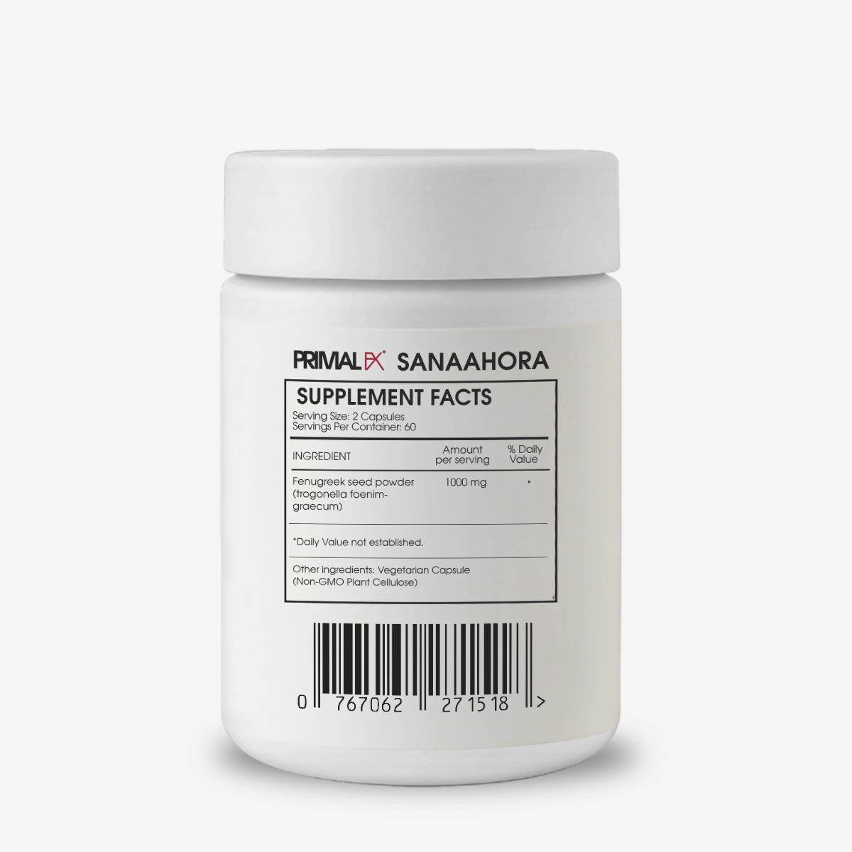 Fenugreek cápsulas bienestar hormonal y lactancia