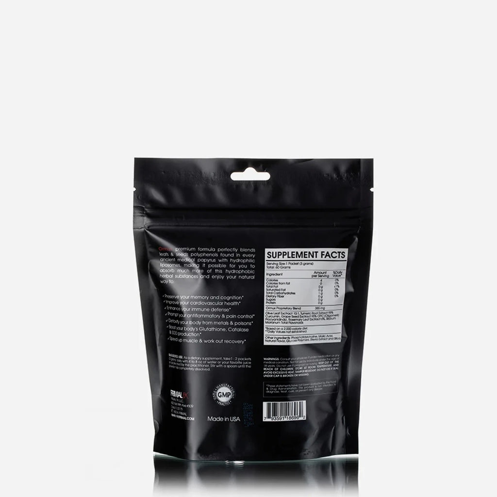 Ormux sobres lima ingredientes naturales