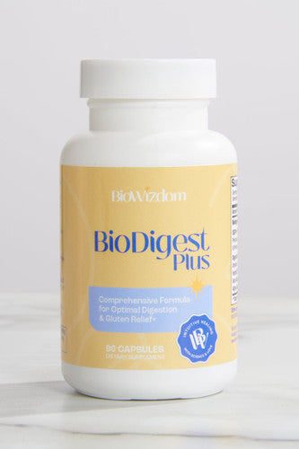 BioDigest Plus BioWizdom enzimas digestivas DPP-IV gluten caseina digestion