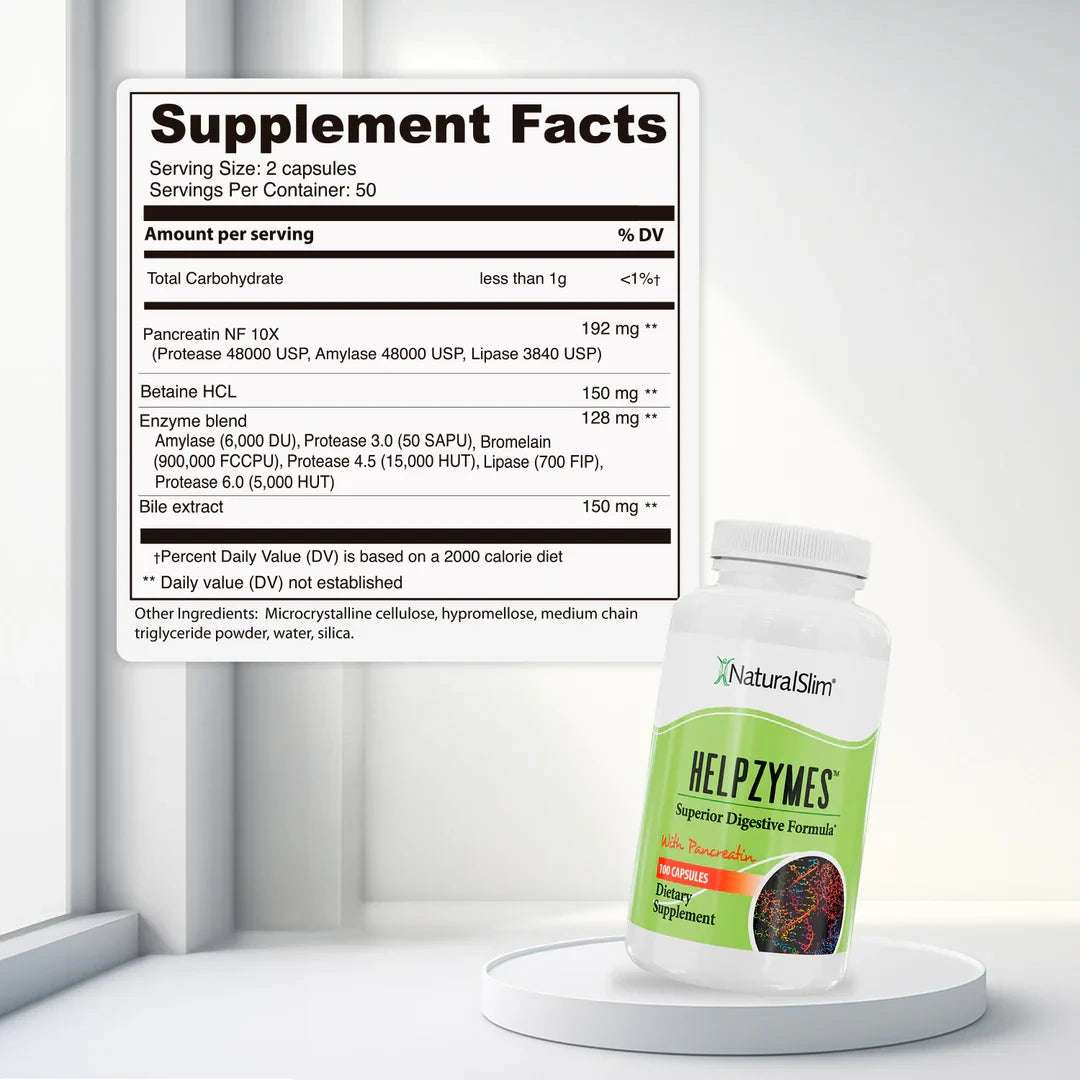 Helpzymes Natural Slim importado