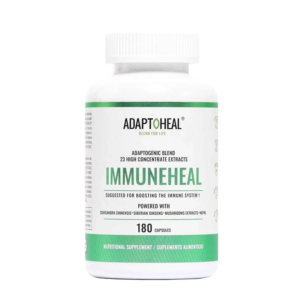 Immuneheal ADAPTOHEAL sistema inmune adaptógenos hongos medicinales infecciones vitalidad