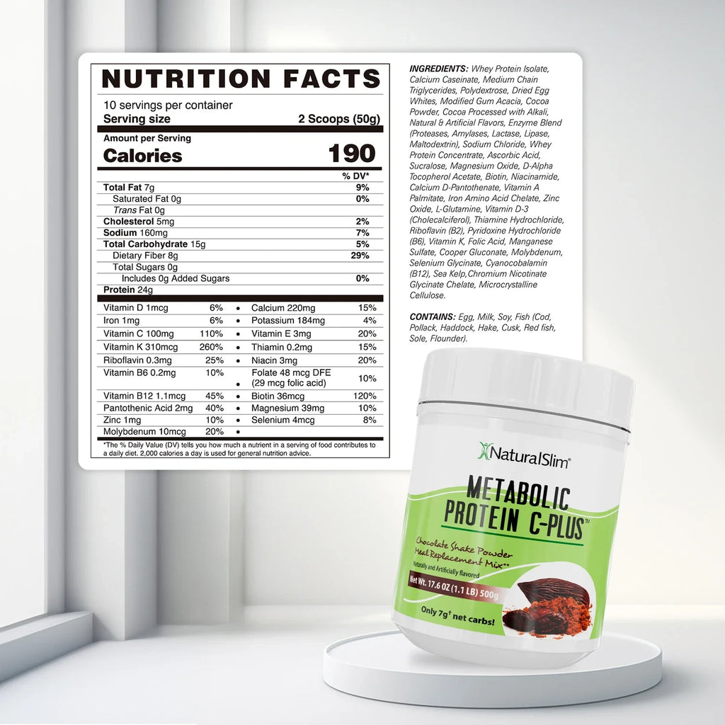 Metabolic Protein C Plus Natural Slim chocolate importado