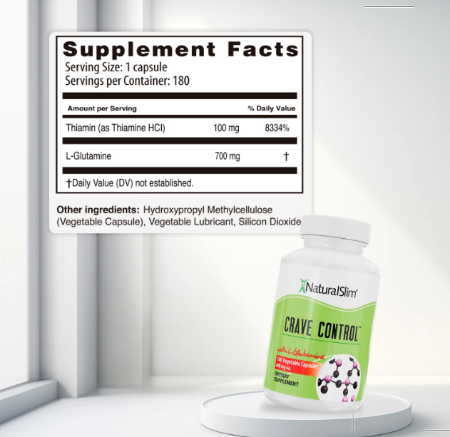 Crave Control Natural Slim etiqueta ingredientes