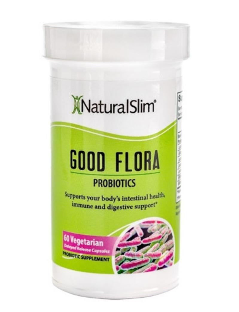 Good Flora Natural Slim probioticos 15 billion CFU flora intestinal digestivo