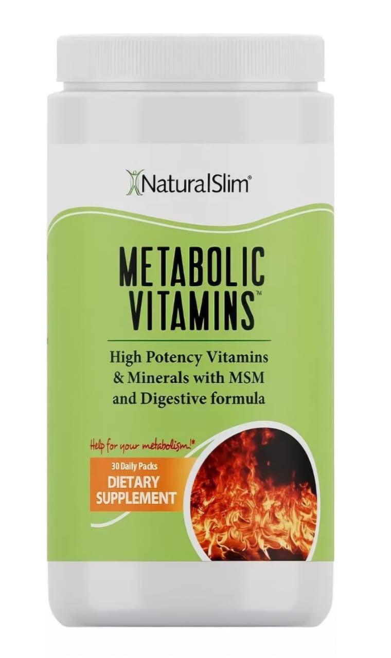 Metabolic Vitamins Natural Slim multivitaminico complejo B MSM metabolismo vitalidad