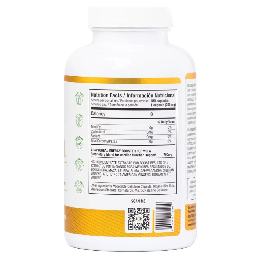 Energyheal ADAPTOHEAL ingredientes adaptógenos energía