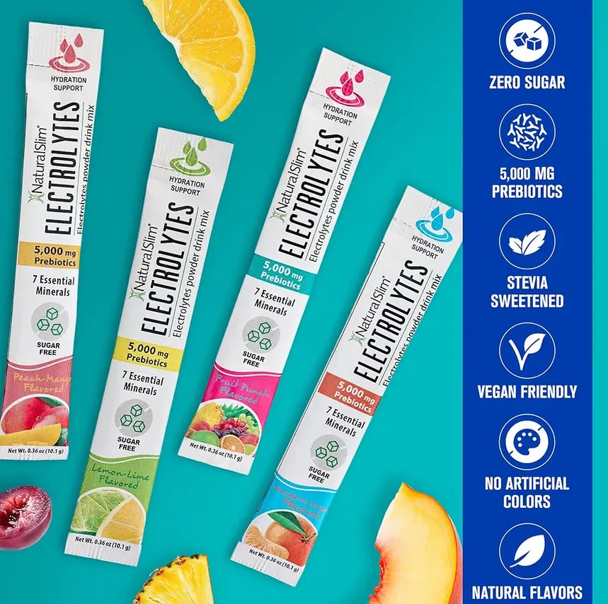NaturalSlim Electrolitos minerales potasio magnesio sodio calcio