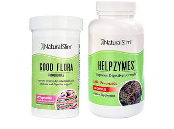 Duo Limpieza Intestinal – Natural Slim | Helpzymes + Good Flora x2