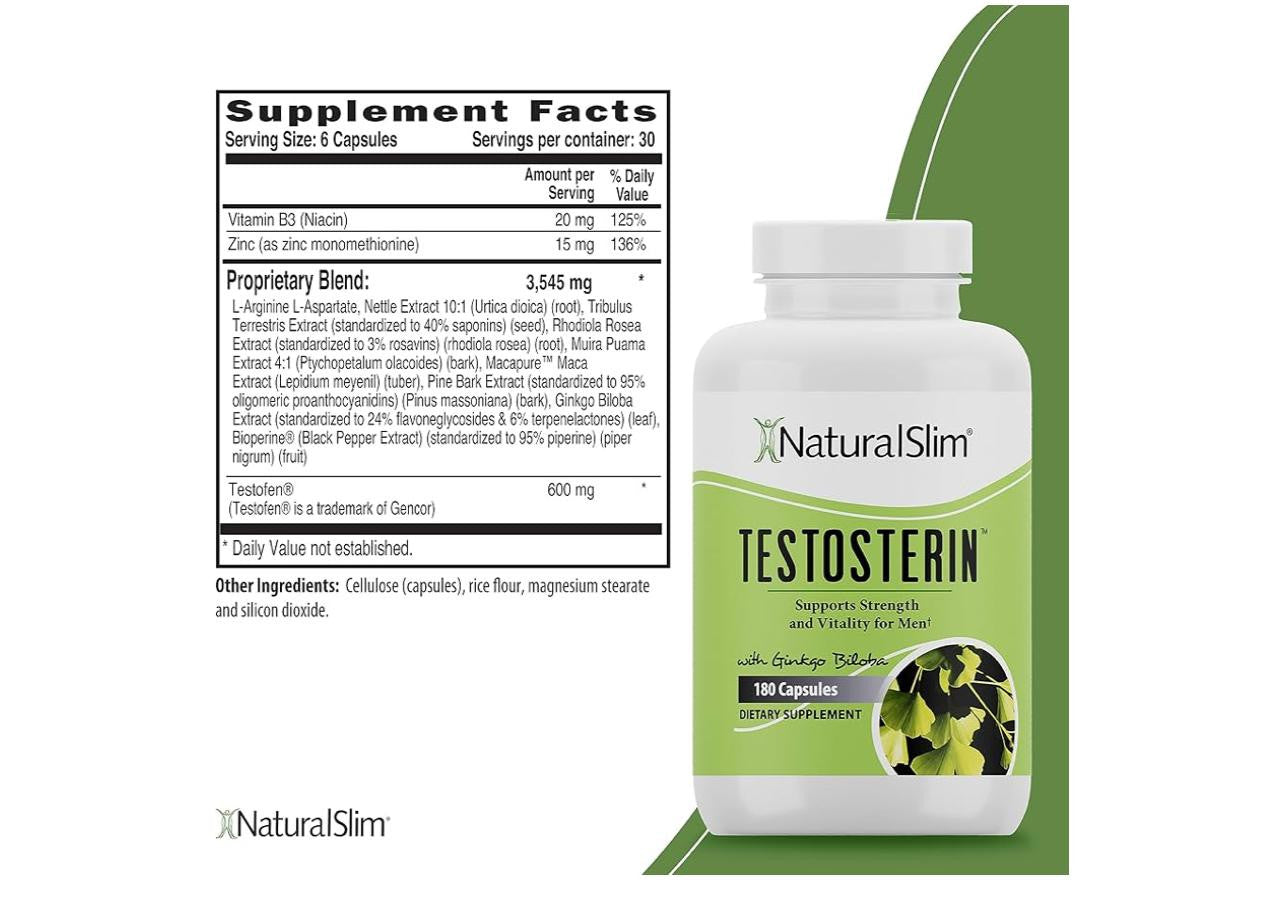 Testosterin Natural Slim importado