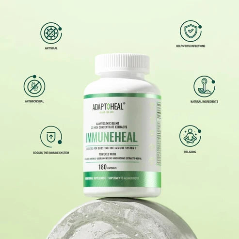 Immuneheal ADAPTOHEAL ingredientes adaptógenos inmunológicos