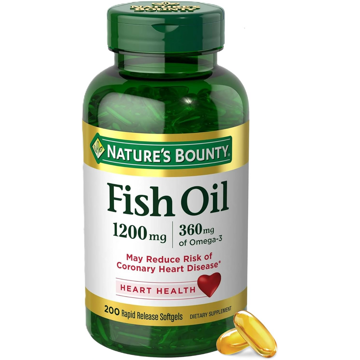 Nature's Bounty Fish Oil x 200
