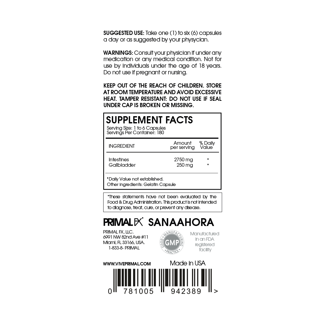 Intestines suplemento bovino importado