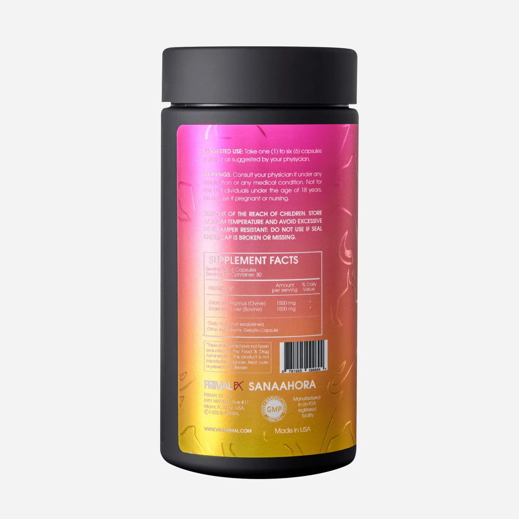 Thymus suplemento bovino importado