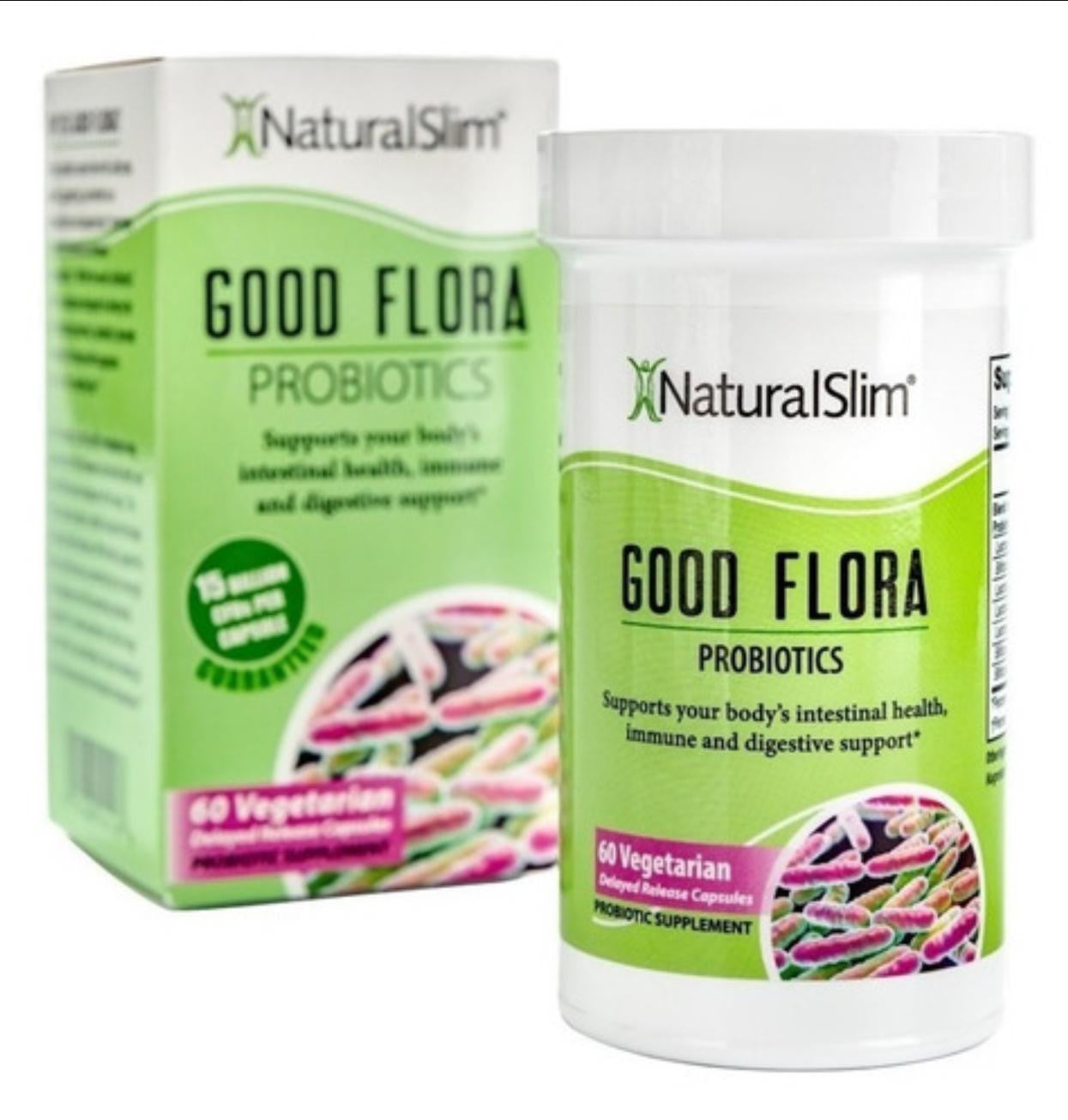 Good Flora Natural Slim capsulas vegetarianas importado
