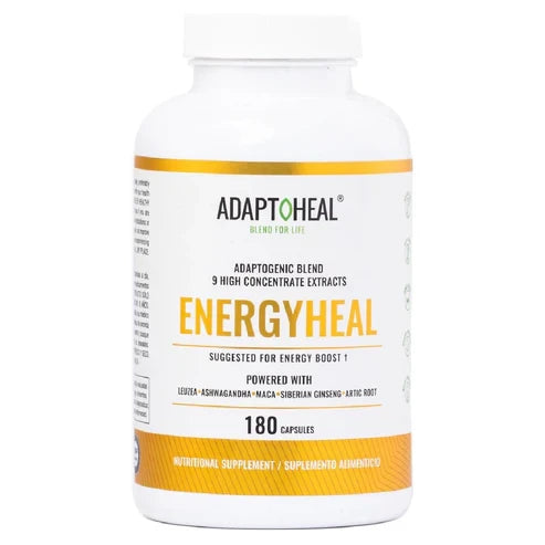Energyheal ADAPTOHEAL energía natural sin cafeína adaptógenos fatiga rendimiento mental