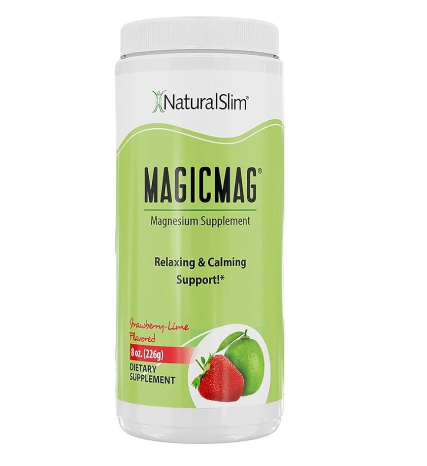 MagicMag Natural Slim citrato magnesio puro polvo 325mg relajacion cardiovascular