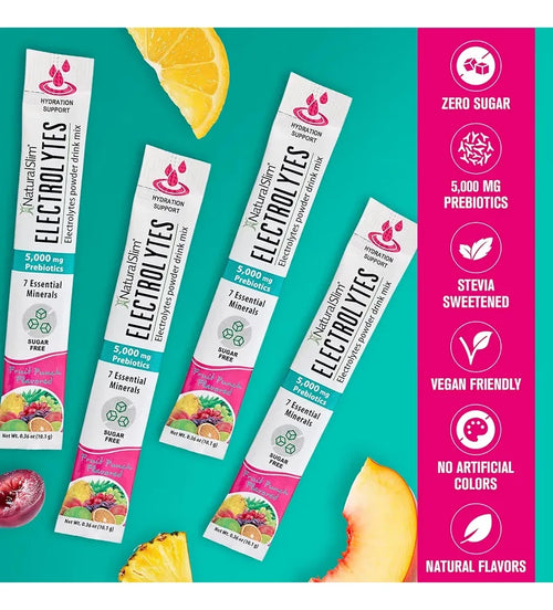 NaturalSlim Electrolytes fruit punch INAVEA sobre minerales
