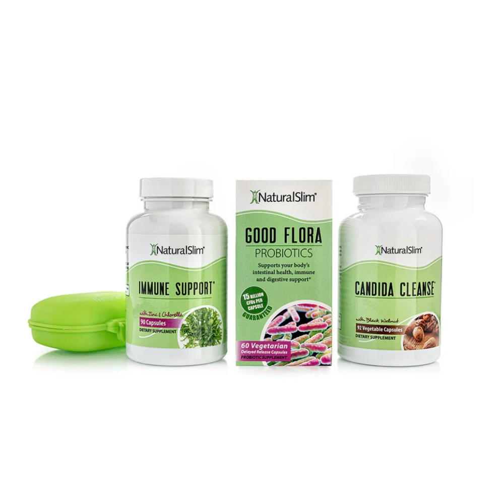 Kit Limpieza Candida Natural Slim Frank Suarez hongo intestinal probioticos