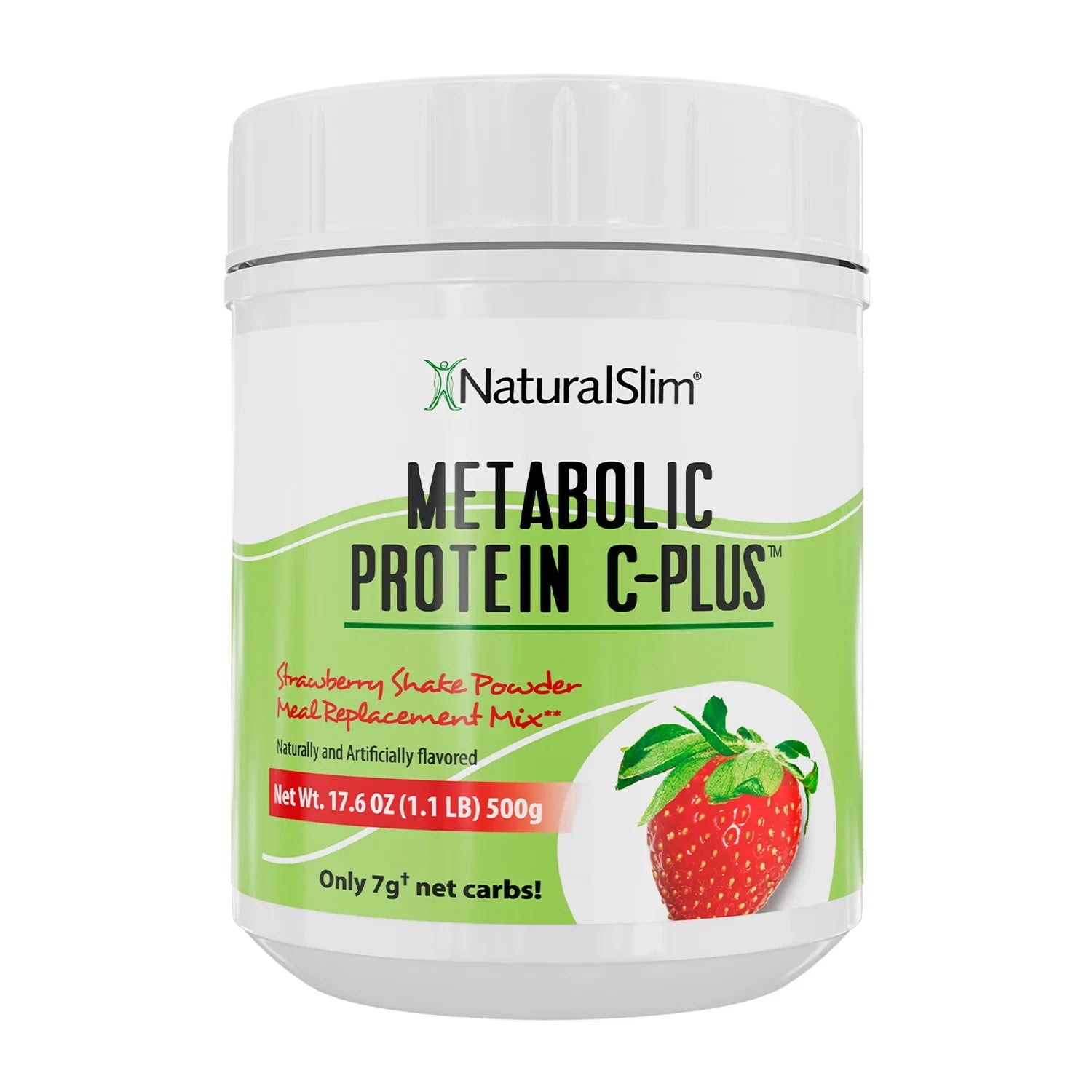 Metabolic Protein C Plus Natural Slim frutilla vitamina C whey metabolismo batido