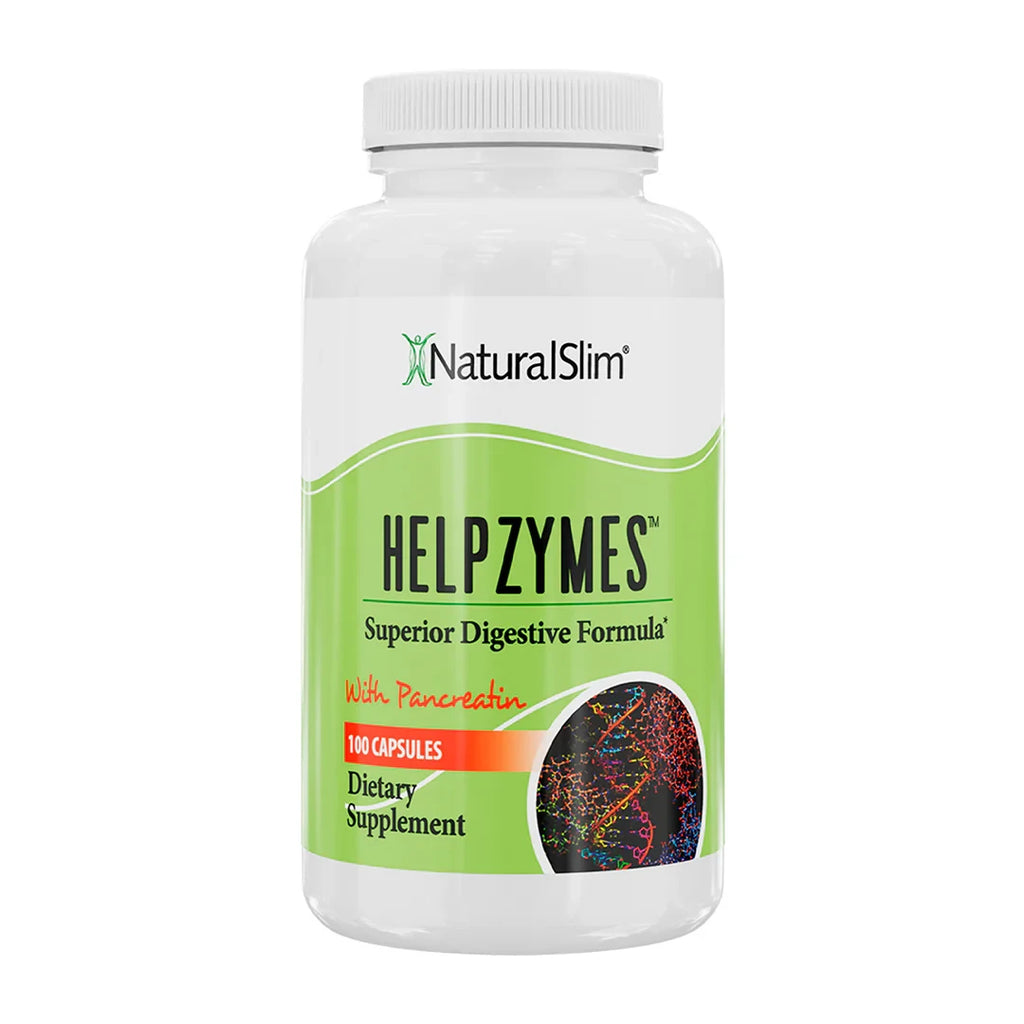 Helpzymes Natural Slim enzimas digestivas absorcion nutrientes metabolismo