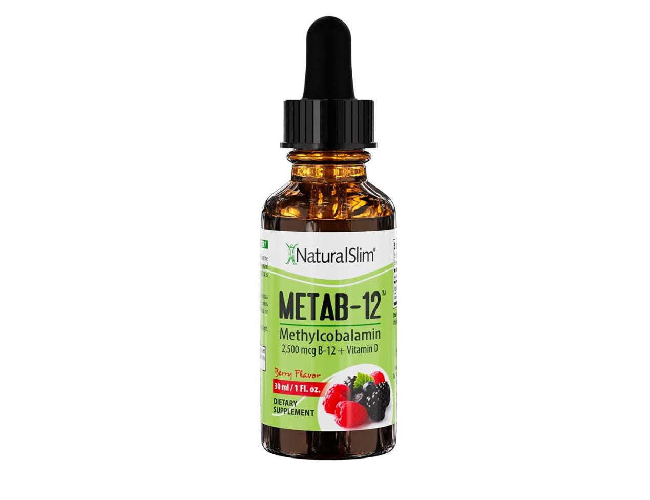 Metab-12 Natural Slim vitamina B12 sublingual energia metabolismo cansancio