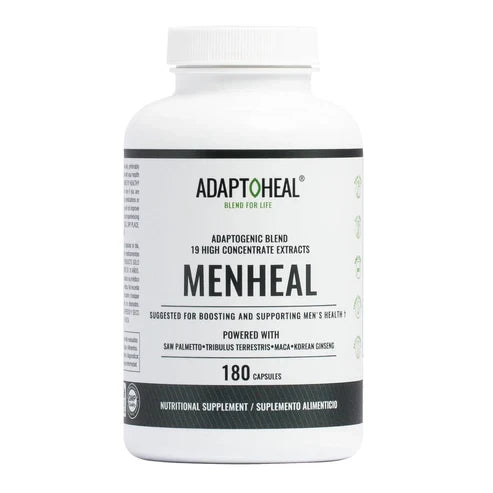 Menheal ADAPTOHEAL salud masculina testosterona próstata adaptógenos 180 cápsulas
