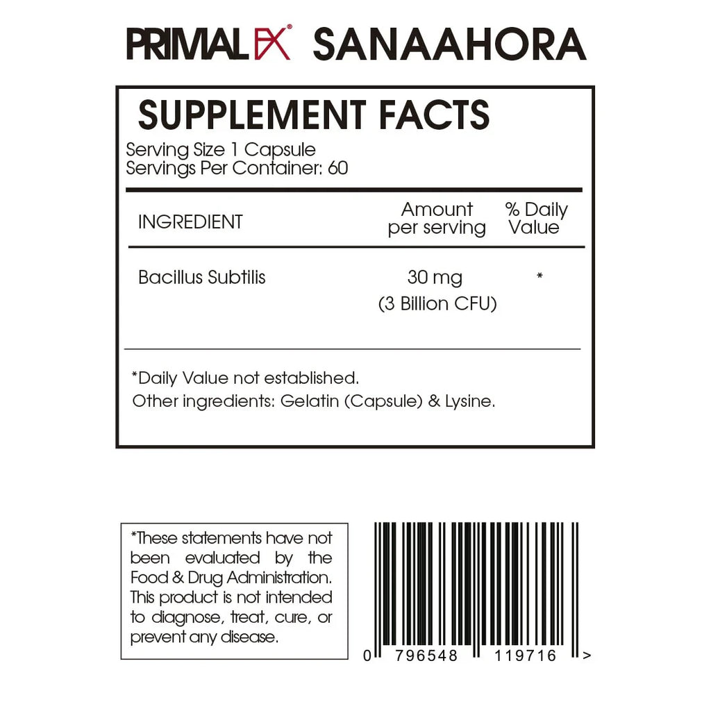 Bacillus Subtilis suplemento importado