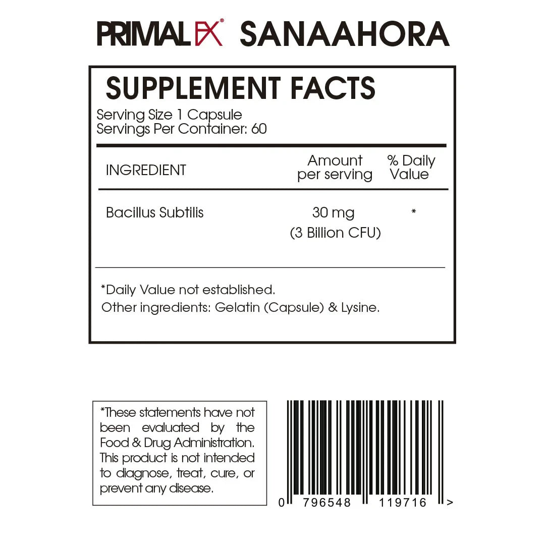 Bacillus Subtilis suplemento importado