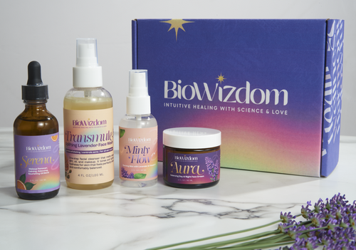 Bio Wizdom Ultra Pure Holistic Skincare Box kit piel sensible limpieza crema suero Argentina importado