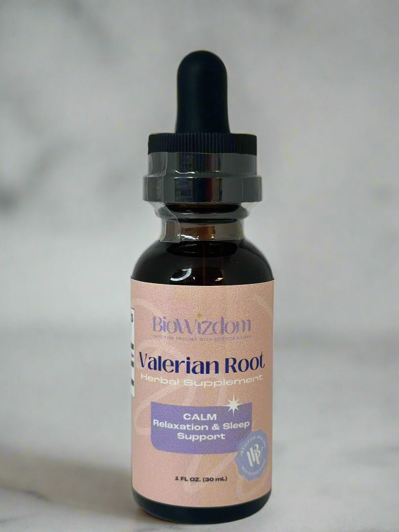 Valerian Root BioWizdom valeriana sueño ansiedad relajación natural Argentina importado